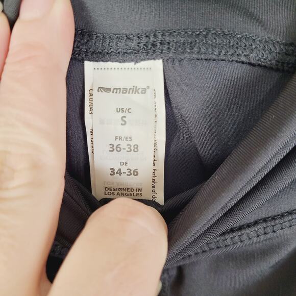 NWT Marika black high rise capri length leggings - Picture 3 of 8